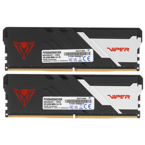 Купить Оперативная память Patriot Viper Venom [PVV564G560C40K] 64 ГБ  5093718. Характеристики, отзывы и цены в Донецке