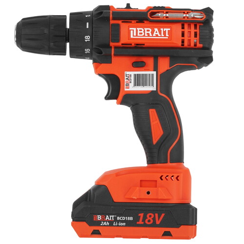 Купить Дрель-шуруповерт BRAIT BCD18B  9230260. Характеристики, отзывы и цены в Донецке
