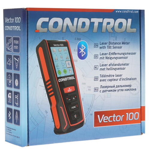 Купить Лазерный дальномер Condtrol Vector 100  8184845. Характеристики, отзывы и цены в Донецке