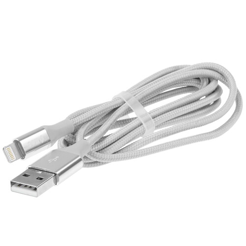Купить Кабель круглый TTEC Lightning 8-pin - USB 2.0 Type-A серебристый 1.2 м  9140787. Характеристики, отзывы и цены в Донецке