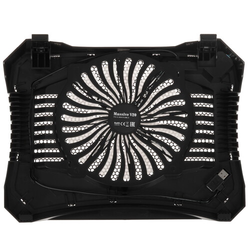 Купить Охлаждающая подставка Thermaltake Massive V20 черный  5624067. Характеристики, отзывы и цены в Донецке