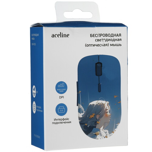 Купить Мышь беспроводная Aceline WM-R595  синий  9122941. Характеристики, отзывы и цены в Донецке