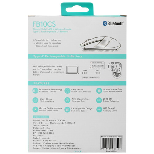 Купить Мышь беспроводная A4Tech Fstyler FB10CS  5468285. Характеристики, отзывы и цены в Донецке