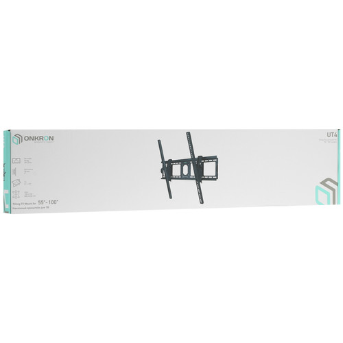 Купить Кронштейн для ТВ ONKRON UT4 черный  4854625. Характеристики, отзывы и цены в Донецке