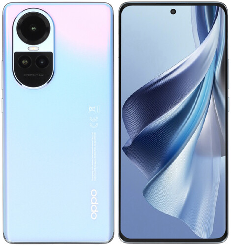 Купить 6.7" Смартфон OPPO Reno10 256 ГБ голубой  5423949. Характеристики, отзывы и цены в Донецке