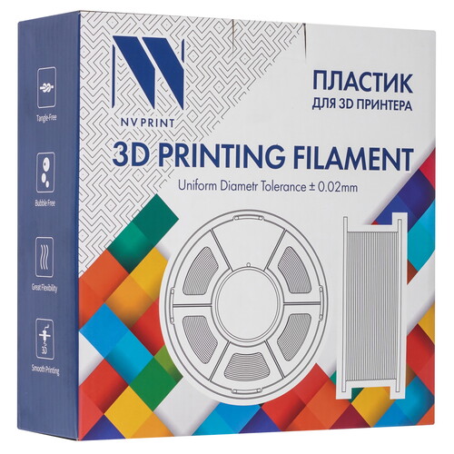Купить Пластик NVPRINT PETG Red  9158647. Характеристики, отзывы и цены в Донецке