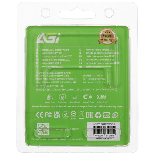 Купить Карта памяти AGI TF138 microSDHC 32 ГБ [AGI032GU1TF138]  5470996. Характеристики, отзывы и цены в Донецке
