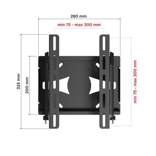 Купить Кронштейн для ТВ Holder LCDS-5010 черный  0123331. Характеристики, отзывы и цены в Донецке