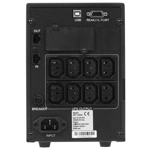 Купить ИБП Powercom Smart King Pro+ SPT-1000 LCD  1670953. Характеристики, отзывы и цены в Донецке