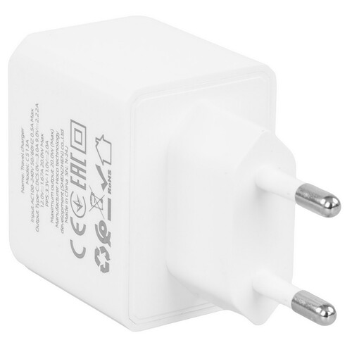 Купить Сетевое зарядное устройство Hoco CS13A белый  9237890. Характеристики, отзывы и цены в Донецке