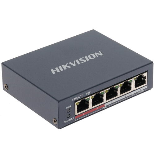 Купить Коммутатор Hikvision DS-3E0105P-E(B)  1615623. Характеристики, отзывы и цены в Донецке