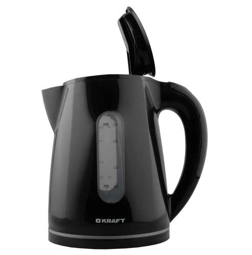 Купить Электрочайник Kraft KF-KP1750BL черный  5351534. Характеристики, отзывы и цены в Донецке