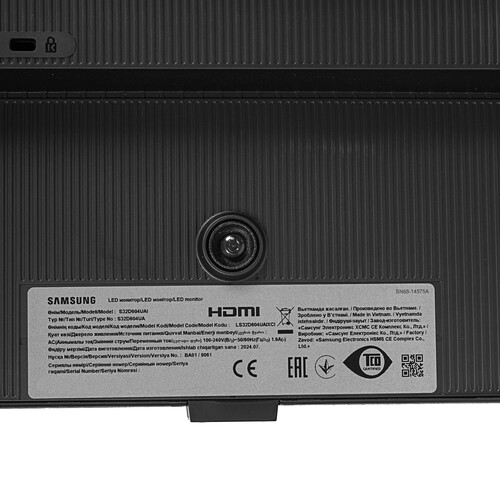 Купить 31.5" Монитор Samsung ViewFinity S6 S60UD S32D604UAI черный  5473779. Характеристики, отзывы и цены в Донецке