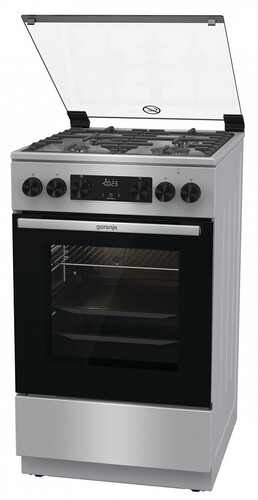 Купить Комбинированная плита Gorenje MEKS5142X серый  9281368. Характеристики, отзывы и цены в Донецке