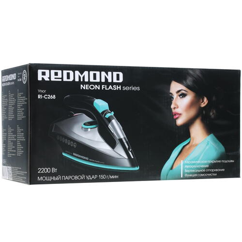 Купить Утюг REDMOND RI-C268 черный  1271334. Характеристики, отзывы и цены в Донецке