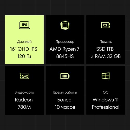 Купить 16" Ноутбук Machcreator Vision L16 Origin серый  5638016. Характеристики, отзывы и цены в Донецке