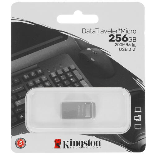 Купить Память USB Flash 256 ГБ Kingston DataTraveler [DTMC3G2/256GB]  5062504. Характеристики, отзывы и цены в Донецке