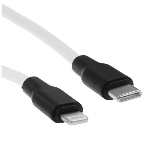 Купить Кабель круглый Hoco Lightning 8-pin - USB Type-C белый 1 м  9244465. Характеристики, отзывы и цены в Донецке