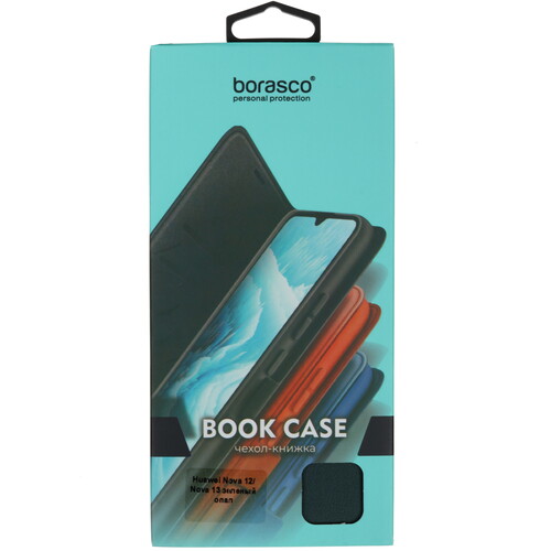 Купить Чехол-книжка  BoraSCO Book Case для HUAWEI nova 12/ 13 зеленый  5606661. Характеристики, отзывы и цены в Донецке