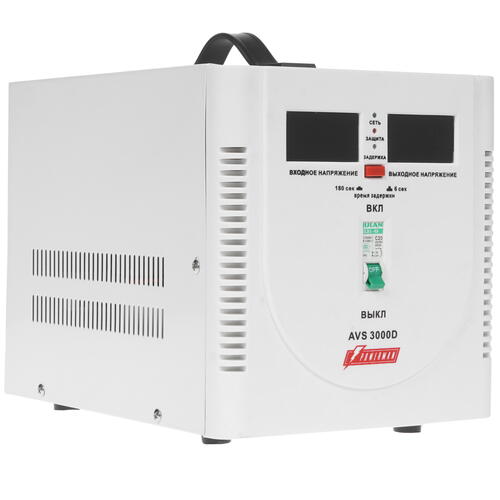 Купить Стабилизатор напряжения PowerMan AVS 3000D  7968101. Характеристики, отзывы и цены в Донецке