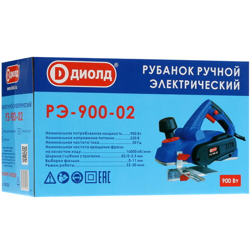 Купить Электрорубанок Диолд РЭ-900-02  5321805. Характеристики, отзывы и цены в Донецке