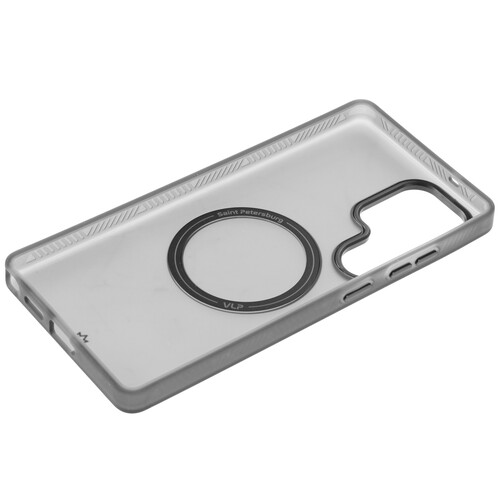Купить Накладка  VLP Moon Case для Samsung Galaxy S25 Ultra черный/прозрачный  5613340. Характеристики, отзывы и цены в Донецке