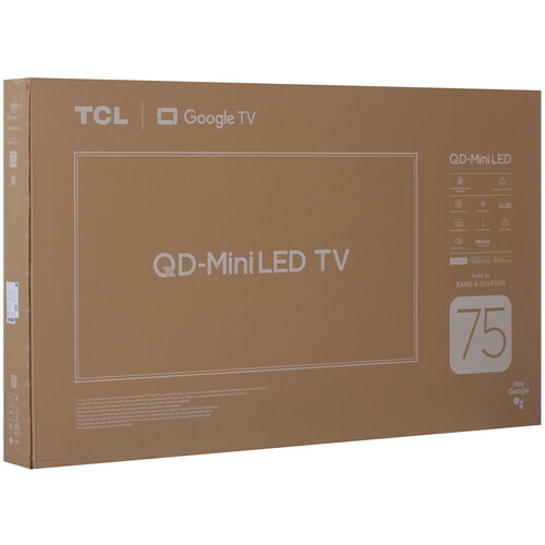 Купить 75" (190.5 см) Телевизор TCL 75C7K черный  5622802. Характеристики, отзывы и цены в Донецке