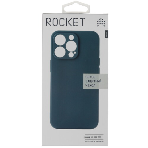 Купить Накладка  Rocket Sense для Apple iPhone 15 Pro Max синий  5464447. Характеристики, отзывы и цены в Донецке