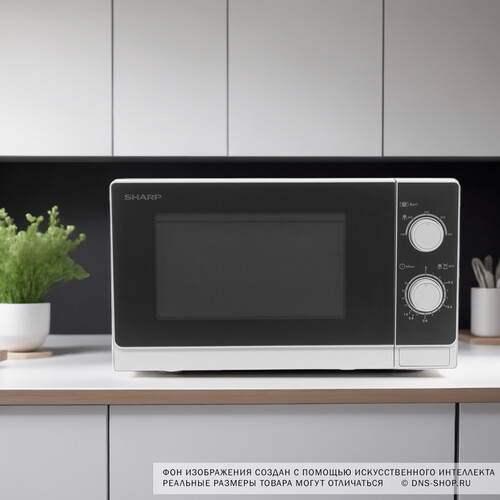 Купить Микроволновая печь Sharp R-2000RW белый  8119901. Характеристики, отзывы и цены в Донецке