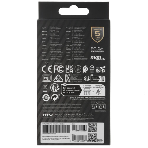 Купить 500 ГБ M.2 NVMe накопитель MSI SPATIUM M450 V1  5627099. Характеристики, отзывы и цены в Донецке