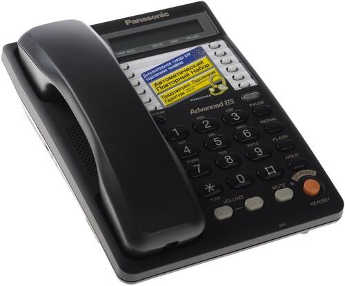 Купить Телефон проводной Panasonic KX-TS2365RUB  0145158. Характеристики, отзывы и цены в Донецке
