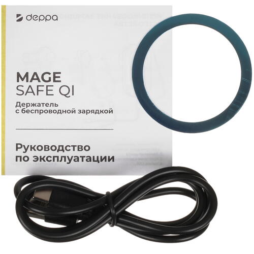 Купить Держатель автомобильный DEPPA Mage Safe Flat черный  5406900. Характеристики, отзывы и цены в Донецке