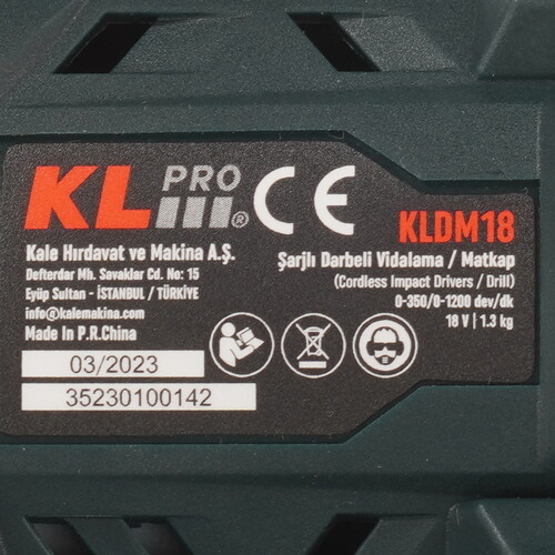 Купить Дрель-шуруповерт KLPRO KLDM18-20  9153996. Характеристики, отзывы и цены в Донецке