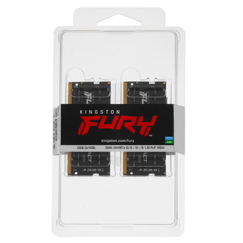 Купить Оперативная память SODIMM Kingston FURY Impact [KF426S16IBK2/32] 32 ГБ  5053749. Характеристики, отзывы и цены в Донецке