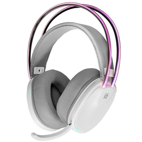 Купить Беспроводные/проводные наушники Defender Tsunami белый 2025  5616167. Характеристики, отзывы и цены в Донецке