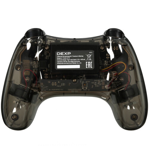 Купить Геймпад беспроводной/проводной DEXP G-15 черный  9083923. Характеристики, отзывы и цены в Донецке