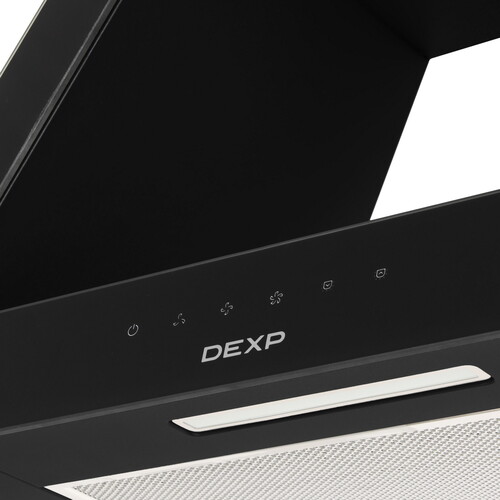Купить Вытяжка пристенная DEXP WCH60-SL0 TRAPEZOID черный/черный  9279073. Характеристики, отзывы и цены в Донецке