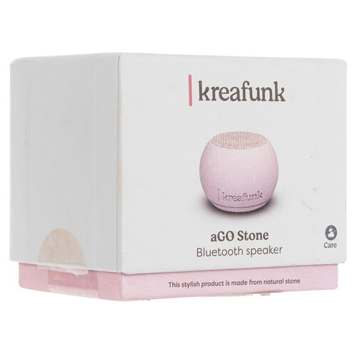 Купить Портативная колонка KreaFunk aGO STONE, розовый  9279035. Характеристики, отзывы и цены в Донецке