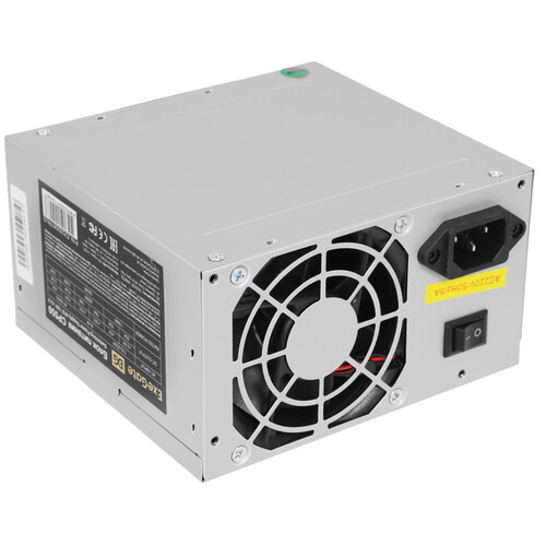 Купить Блок питания ExeGate CP550 [EX282067RUS] серый  8187813. Характеристики, отзывы и цены в Донецке