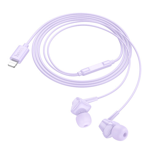 Купить Проводные наушники Hoco M113 Clear фиолетовый 2024  5467291. Характеристики, отзывы и цены в Донецке