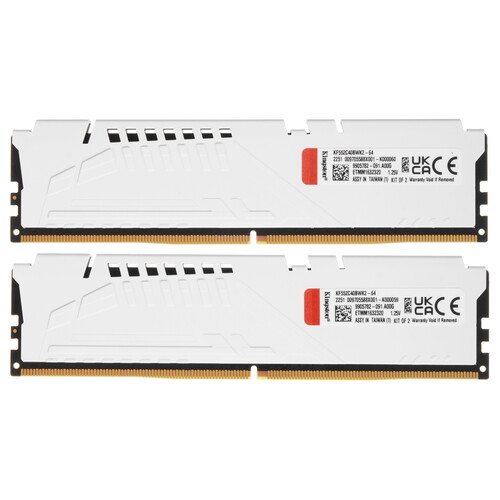 Купить Оперативная память Kingston FURY Beast White  5406619. Характеристики, отзывы и цены в Донецке