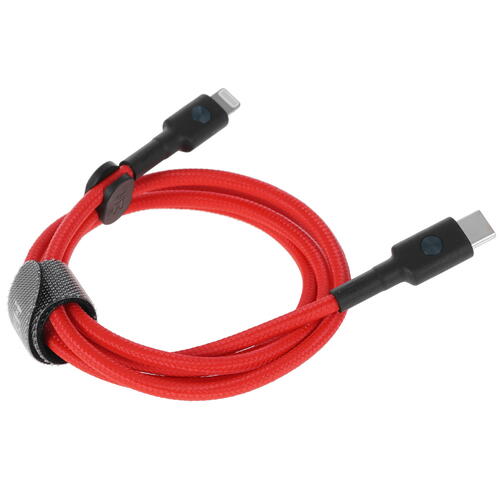 Купить Кабель круглый ZMI Lightning 8-pin MFI - USB Type-C красный 1 м  5099597. Характеристики, отзывы и цены в Донецке