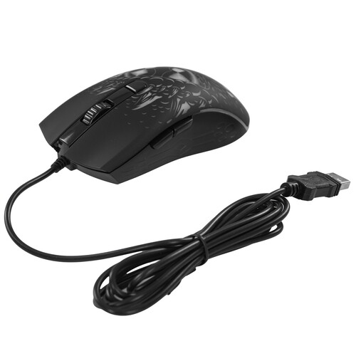 Купить Мышь проводная Panteon LS72  черный  5496058. Характеристики, отзывы и цены в Донецке
