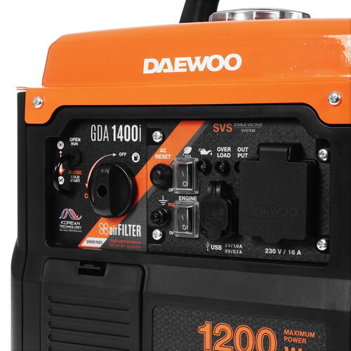 Купить Электрогенератор   бензиновый Daewoo GDA 1400I  5060214. Характеристики, отзывы и цены в Донецке