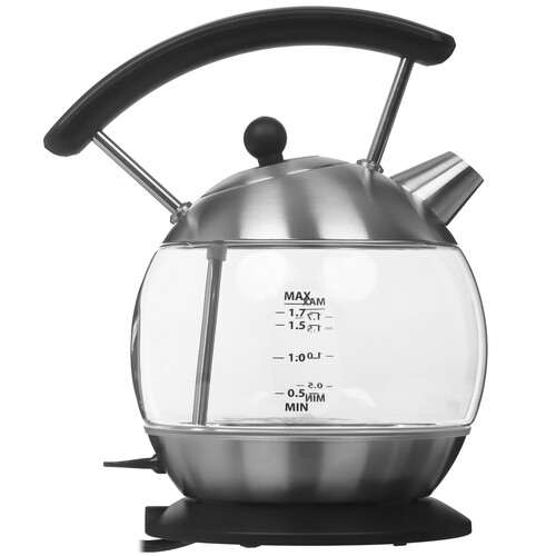 Купить Электрочайник HARPER HWK-GM01 серебристый  5331598. Характеристики, отзывы и цены в Донецке