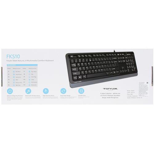 Купить Клавиатура  проводная A4Tech Fstyler FKS10  4888892. Характеристики, отзывы и цены в Донецке