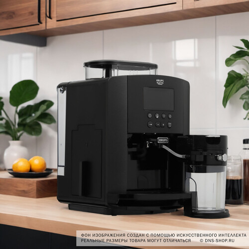 Купить Кофемашина автоматическая Krups Arabica EA819N10 черный  8141996. Характеристики, отзывы и цены в Донецке