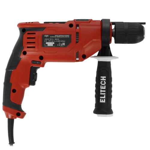 Купить Дрель  Elitech ДУ 085РЭ  9079216. Характеристики, отзывы и цены в Донецке