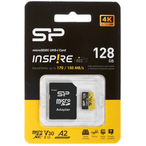 Купить Карта памяти Silicon Power Inspire microSDXC 128 ГБ  5640184. Характеристики, отзывы и цены в Донецке