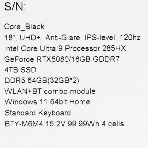 Купить 18" Ноутбук MSI Raider 18 HX AI A2XWIG-038RU черный  5613302. Характеристики, отзывы и цены в Донецке